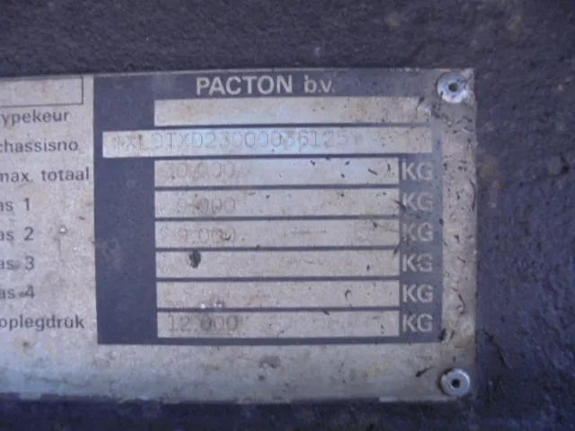 Plachtový návěs Pacton TXD 230 NL TRAILER: obrázek 16