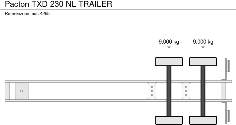 Plachtový návěs Pacton TXD 230 NL TRAILER: obrázek 17