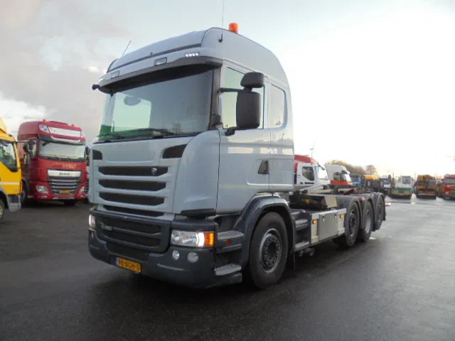 Scania G450 8X2 TRIPLE RETARDER NL KENTEKEN - Hákový nosič kontejnerů: obrázek 1 Scania G450 8X2 TRIPLE RETARDER NL KENTEKEN - Hákový nosič kontejnerů: obrázek 1