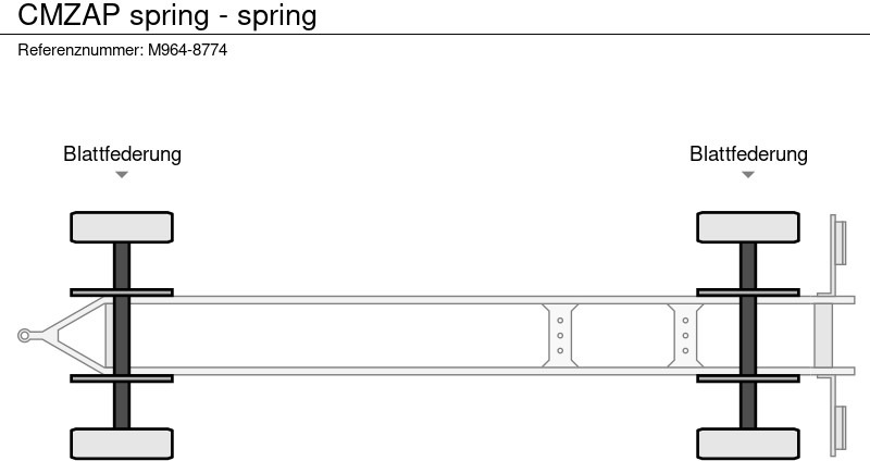 Klanicový přívěs CMZAP spring - spring: obrázek 9