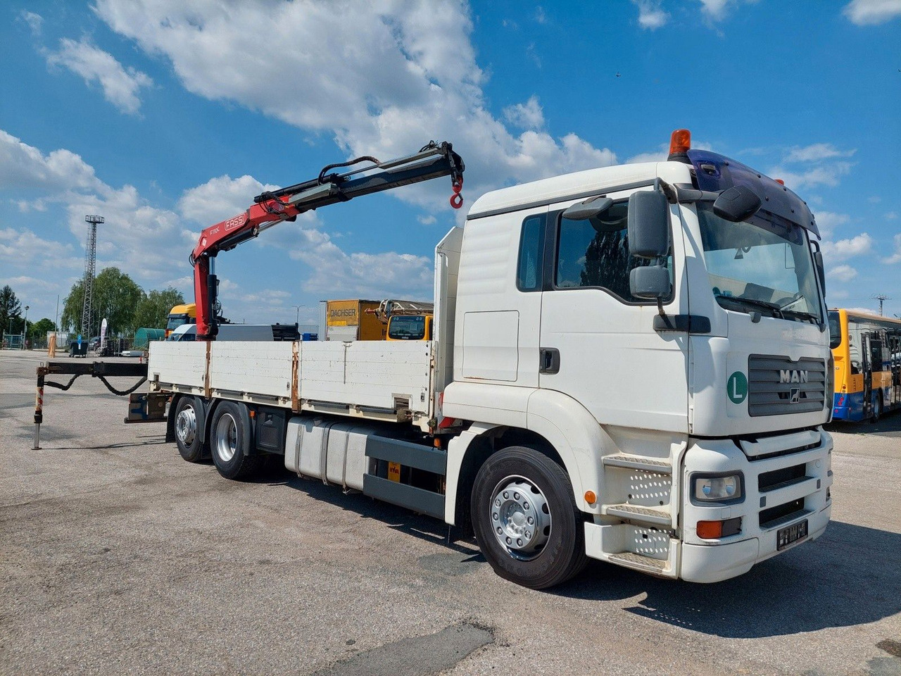 MAN GA 26.320 6X2-2 BL + Kran Fassi F110AC22 - Nákladní automobil valníkový/ Plošinový, Auto s hydraulickou rukou: obrázek 2 MAN GA 26.320 6X2-2 BL + Kran Fassi F110AC22 - Nákladní automobil valníkový/ Plošinový, Auto s hydraulickou rukou: obrázek 2