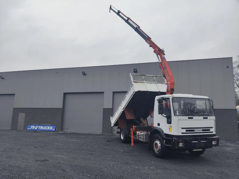 Sklápěč, Auto s hydraulickou rukou Iveco Eurotech 190 E27 - TIPPER + CRANE FASSI - 350 250KM: obrázek 17