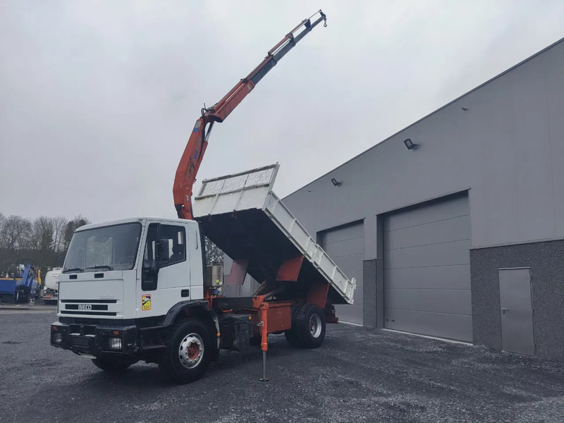 Sklápěč, Auto s hydraulickou rukou Iveco Eurotech 190 E27 - TIPPER + CRANE FASSI - 350 250KM: obrázek 16