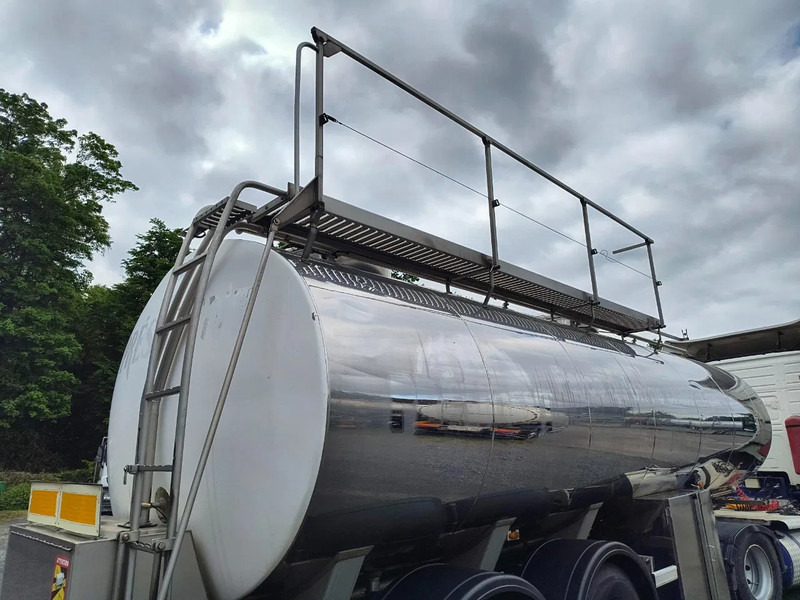 Cisternový návěs pro dopravu mléka MAISONNEUVE 25000L INSULATED INOX TANK - 2 COMP - PUMP: obrázek 12