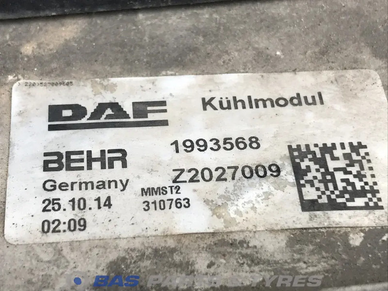 DAF XF106 Koelerpakket DAF MX13 375 H1 1909450 - Chladič pro Nákladní auto: obrázek 4 DAF XF106 Koelerpakket DAF MX13 375 H1 1909450 - Chladič pro Nákladní auto: obrázek 4