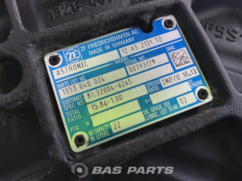 MAN TGX MAN 12AS2131 TD AS Tronic Versnellingsbak 81321010470 - Převodovka pro Nákladní auto: obrázek 5 MAN TGX MAN 12AS2131 TD AS Tronic Versnellingsbak 81321010470 - Převodovka pro Nákladní auto: obrázek 5