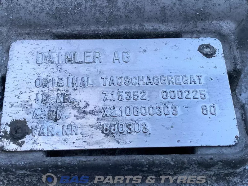 Mercedes-Benz Actros MP4 Mercedes G211-12 KL Powershift 3 Versnellingsbak A 001 260 36 00 - Převodovka pro Nákladní auto: obrázek 5 Mercedes-Benz Actros MP4 Mercedes G211-12 KL Powershift 3 Versnellingsbak A 001 260 36 00 - Převodovka pro Nákladní auto: obrázek 5