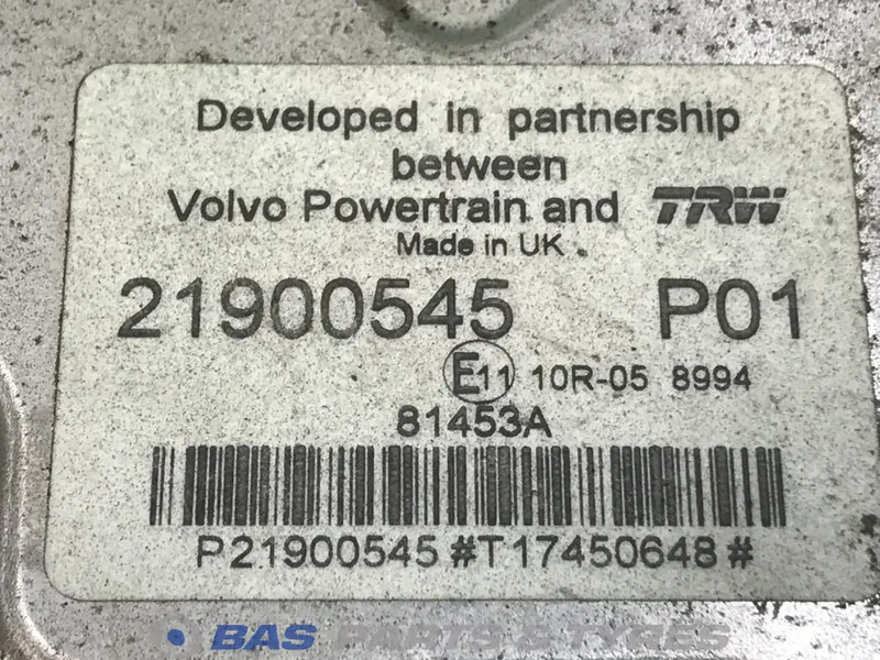 Volvo Motormanagement ECU Volvo 21900541 - Řídicí blok pro Nákladní auto: obrázek 3 Volvo Motormanagement ECU Volvo 21900541 - Řídicí blok pro Nákladní auto: obrázek 3