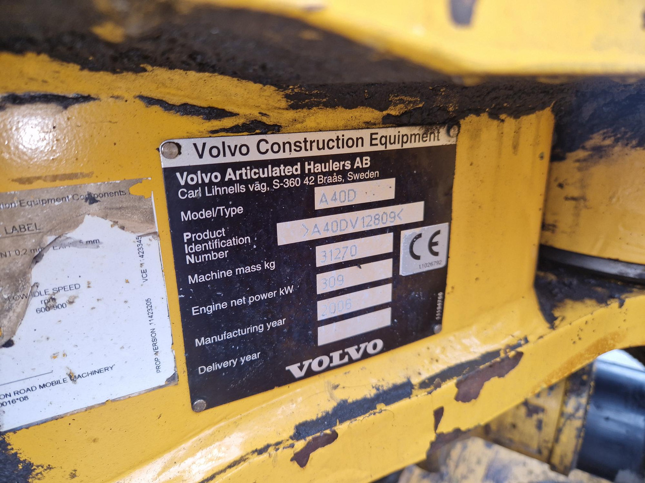 DUMPER VOLVO A40D - Kloubový sklápěč: obrázek 5 DUMPER VOLVO A40D - Kloubový sklápěč: obrázek 5