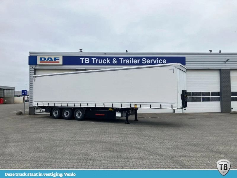 Kässbohrer SCS X+ / 90 - 12 / 27 Schuifzeilen multiplex vloer met palletkist 30 Europallets - Plachtový návěs: obrázek 1 Kässbohrer SCS X+ / 90 - 12 / 27 Schuifzeilen multiplex vloer met palletkist 30 Europallets - Plachtový návěs: obrázek 1
