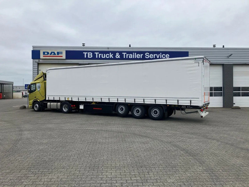 Kässbohrer SCS X+ / 90 - 12 / 27 Schuifzeilen multiplex vloer met palletkist 30 Europallets - Plachtový návěs: obrázek 4 Kässbohrer SCS X+ / 90 - 12 / 27 Schuifzeilen multiplex vloer met palletkist 30 Europallets - Plachtový návěs: obrázek 4