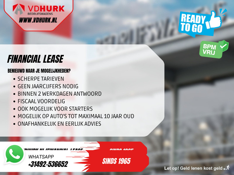 Furgon Fiat Scudo 2.0 MJ 145 pk L3 BPM VRIJ! Adapt.Cruise/ Climate/ Keyless/ Carplay/ Camera/ PDC: obrázek 13 Furgon Fiat Scudo 2.0 MJ 145 pk L3 BPM VRIJ! Adapt.Cruise/ Climate/ Keyless/ Carplay/ Camera/ PDC: obrázek 13