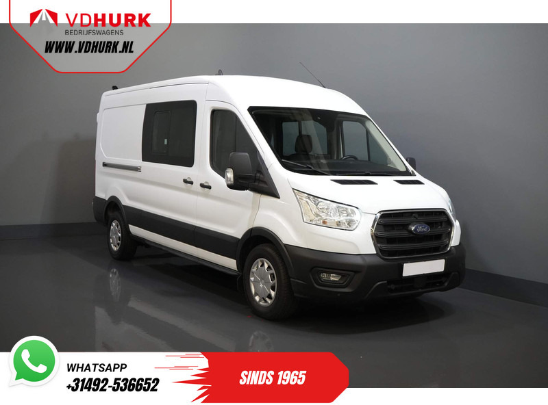 Ford Transit 2.0 TDCI 130 pk L3H2 DC Dubbel Cabine 7 Pers./ Riem V.V./ Adapt. Cruise/ CarPlay/ PDC/ Navi/ Camera/ Airco/ Trekhaak - Furgon, Dodávka s dvojitou kabinou: obrázek 1 Ford Transit 2.0 TDCI 130 pk L3H2 DC Dubbel Cabine 7 Pers./ Riem V.V./ Adapt. Cruise/ CarPlay/ PDC/ Navi/ Camera/ Airco/ Trekhaak - Furgon, Dodávka s dvojitou kabinou: obrázek 1