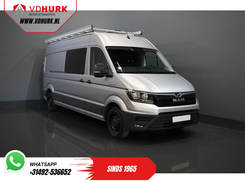MAN TGE 3.180 180 pk DSG Aut. L4H3 DC Dubbel Cabine BPM VRIJ! 7 pers./ 270Gr. Deuren/ Carplay/ Imperiaal + Trap/ Gev.Stoel/ Cruise/ Came - Furgon, Dodávka s dvojitou kabinou: obrázek 1 MAN TGE 3.180 180 pk DSG Aut. L4H3 DC Dubbel Cabine BPM VRIJ! 7 pers./ 270Gr. Deuren/ Carplay/ Imperiaal + Trap/ Gev.Stoel/ Cruise/ Came - Furgon, Dodávka s dvojitou kabinou: obrázek 1