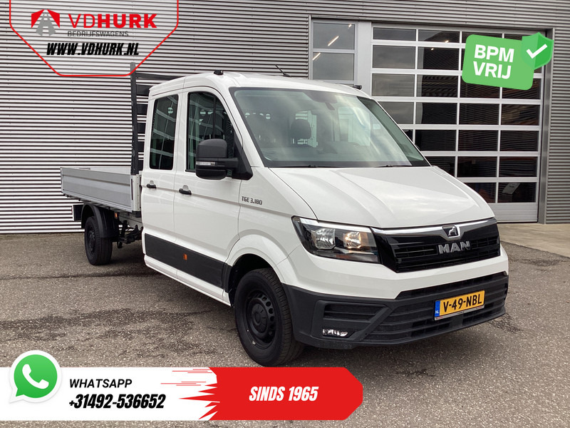 MAN TGE 3.180 DSG Aut. DC Dubbel Cabine BPM VRIJ! Open Laadbak 350x203/ 7 Pers./ Carplay/ Trekhaak/ Cruise/ 2.8t Trekverm./ Airco/ Pick - Dodávka valník, Dodávka s dvojitou kabinou: obrázek 1 MAN TGE 3.180 DSG Aut. DC Dubbel Cabine BPM VRIJ! Open Laadbak 350x203/ 7 Pers./ Carplay/ Trekhaak/ Cruise/ 2.8t Trekverm./ Airco/ Pick - Dodávka valník, Dodávka s dvojitou kabinou: obrázek 1