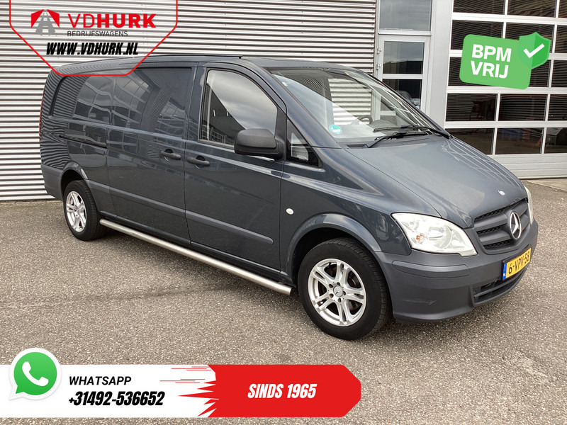 Mercedes-Benz Vito 110 CDI L3 EXPORT NL Auto/ APK 02-2026/ Airco/ LMV/ Sidebars/ Betimmering/ Radio - Malá dodávka: obrázek 1 Mercedes-Benz Vito 110 CDI L3 EXPORT NL Auto/ APK 02-2026/ Airco/ LMV/ Sidebars/ Betimmering/ Radio - Malá dodávka: obrázek 1
