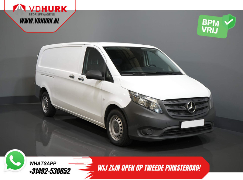 Mercedes-Benz Vito 114 CDI Aut. L3 343 XL EURO6 BPM VRIJ! Standverw./ Stoelverw./ Cruise/ Camera/ Airco - Furgon: obrázek 1 Mercedes-Benz Vito 114 CDI Aut. L3 343 XL EURO6 BPM VRIJ! Standverw./ Stoelverw./ Cruise/ Camera/ Airco - Furgon: obrázek 1