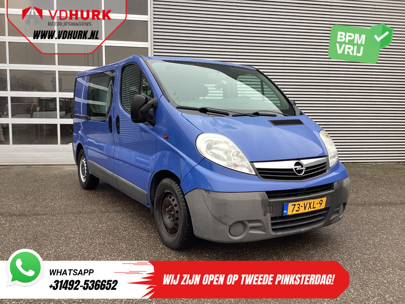 Opel Vivaro 2.5 CDTI 115 pk DC Dubbel Cabine MARGE EXPORT ONLY 2x Schuifdeur/ 6 Pers./ Airco/ PDC/ Trekhaak - Malá dodávka, Dodávka s dvojitou kabinou: obrázek 1 Opel Vivaro 2.5 CDTI 115 pk DC Dubbel Cabine MARGE EXPORT ONLY 2x Schuifdeur/ 6 Pers./ Airco/ PDC/ Trekhaak - Malá dodávka, Dodávka s dvojitou kabinou: obrázek 1