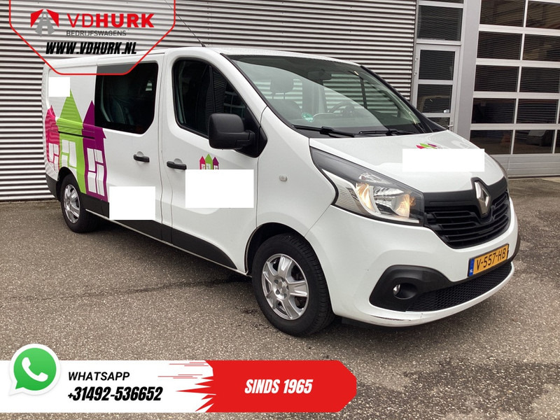 Renault Trafic 1.6 dCi 120 pk L2 DC Dubbel Cabine EXPORT APK 5-2026/ NL Auto/ LMV/ Airco/ Cruise/ Trekhaak/ PDC - Malá dodávka, Dodávka s dvojitou kabinou: obrázek 1 Renault Trafic 1.6 dCi 120 pk L2 DC Dubbel Cabine EXPORT APK 5-2026/ NL Auto/ LMV/ Airco/ Cruise/ Trekhaak/ PDC - Malá dodávka, Dodávka s dvojitou kabinou: obrázek 1