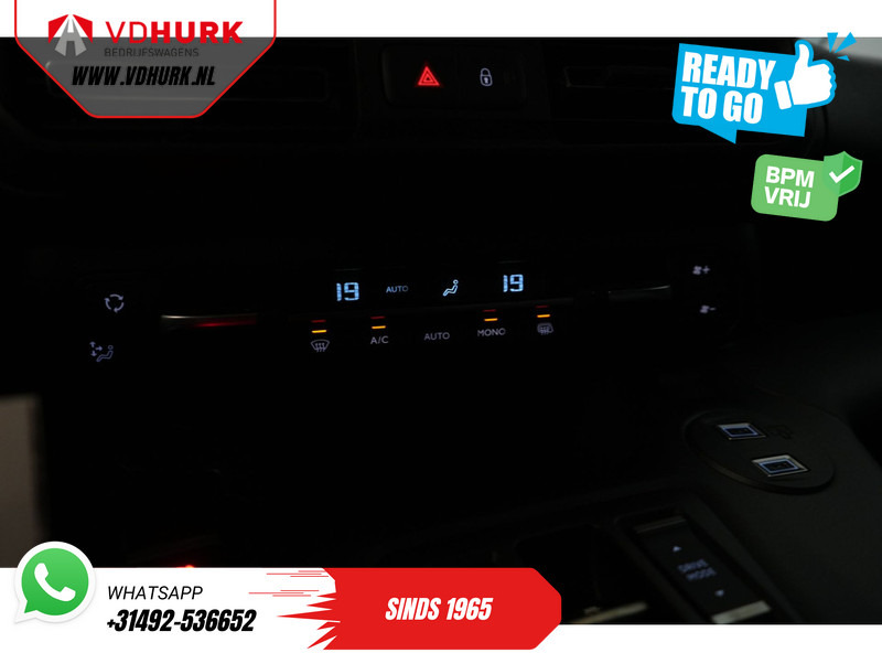 Furgon Toyota PROACE CITY 1.5 130 pk Aut. L2 BPM VRIJ! LED/ Virtual Cockpit/ 3 pers./ Carplay/ Camera/ Climate/ PDC/ Cruise: obrázek 18