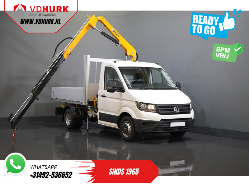Volkswagen Crafter 50 165 pk Effer 352S Kraan/ Crane/ Kran/ Autokran/ PTO/ Open laadbak/ Dubbel Lucht - Dodávka valník: obrázek 1 Volkswagen Crafter 50 165 pk Effer 352S Kraan/ Crane/ Kran/ Autokran/ PTO/ Open laadbak/ Dubbel Lucht - Dodávka valník: obrázek 1