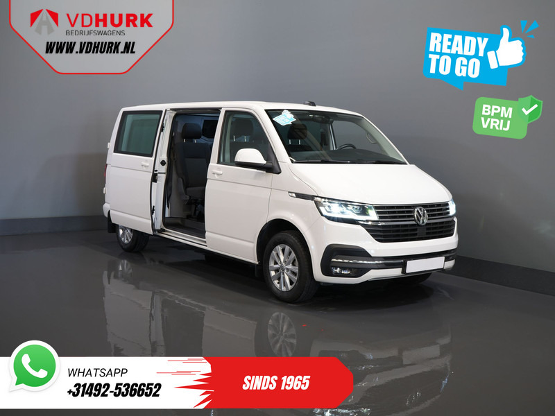 Malá dodávka, Dodávka s dvojitou kabinou Volkswagen Transporter 2.0 TDI 150 pk Aut. L2 DC Dubbel Cabine BPM VRIJ! Ready2Go 2xSchuifdeur/ Adapt Cruise/ LED/ Standkachel/ Stoelverw./ Carplay/ Ca: obrázek 9
