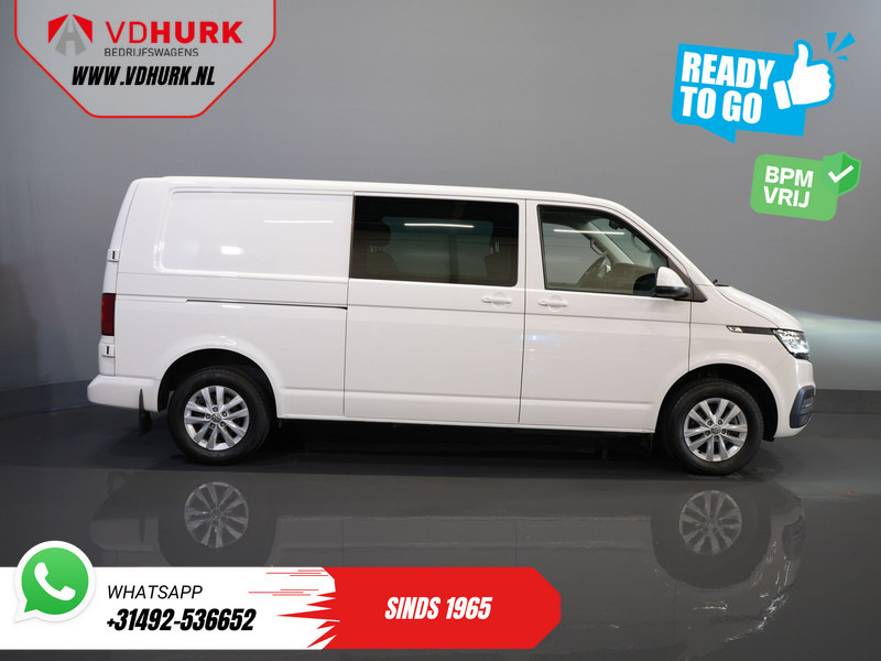 Malá dodávka, Dodávka s dvojitou kabinou Volkswagen Transporter 2.0 TDI 150 pk Aut. L2 DC Dubbel Cabine BPM VRIJ! Ready2Go 2xSchuifdeur/ Adapt Cruise/ LED/ Standkachel/ Stoelverw./ Carplay/ Ca: obrázek 11