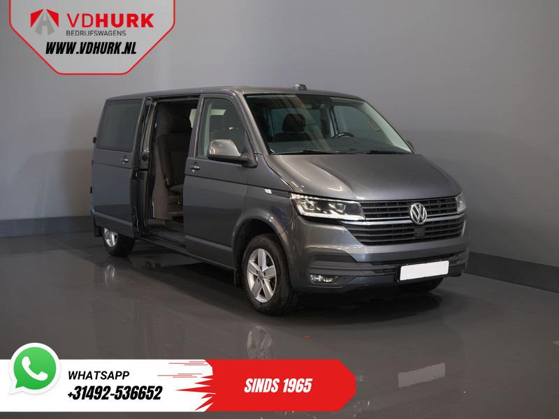 Furgon, Dodávka s dvojitou kabinou Volkswagen Transporter 2.0 TDI 150 pk DSG Aut. L2 DC Dubbel Cabine LED/ Adapt.Cruise/ Standkachel/ Stoelverw./ Carplay/ Camera/ PDC/ LMV/ Trekhaak/ Air: obrázek 9
