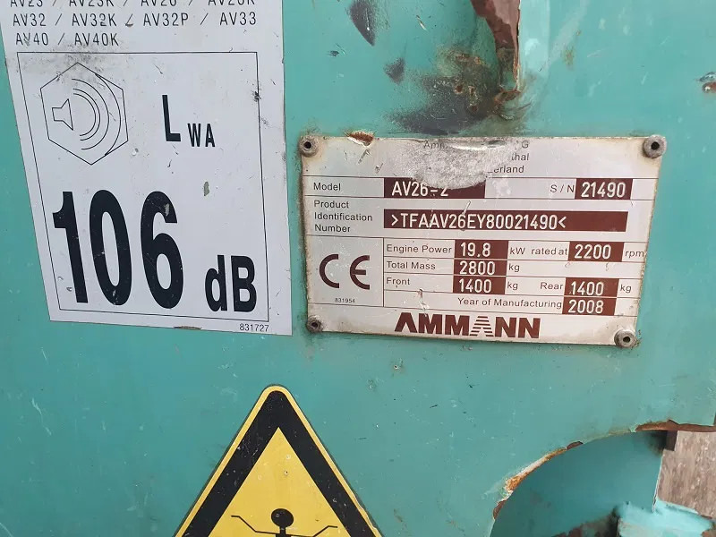 Ammann Ammann AV 26.2 - Válec: obrázek 5 Ammann Ammann AV 26.2 - Válec: obrázek 5