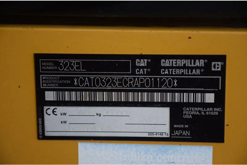 Pásové rýpadlo Caterpillar 323E-stock id2: obrázek 11