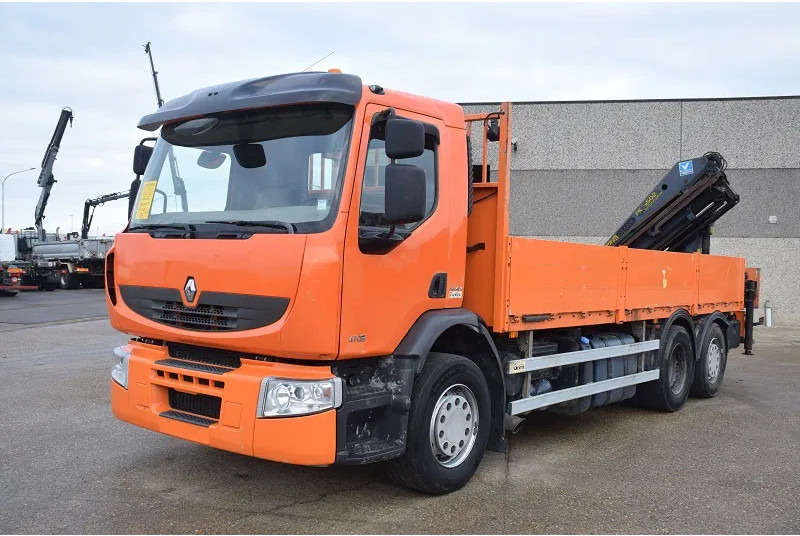 Renault Premium 410 - Nákladní automobil valníkový/ Plošinový, Auto s hydraulickou rukou: obrázek 2 Renault Premium 410 - Nákladní automobil valníkový/ Plošinový, Auto s hydraulickou rukou: obrázek 2
