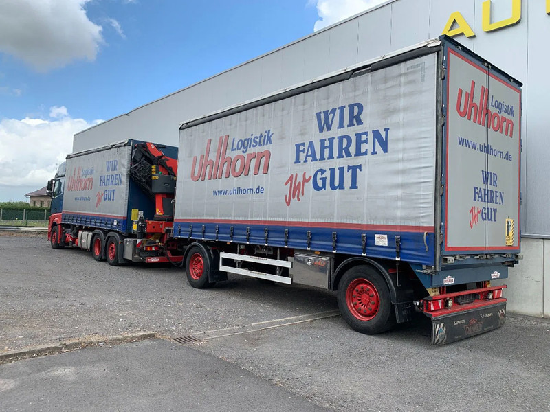 Mercedes-Benz Actros 2548 6X2 + Aanhanger*Palfinger crane*Cruise control*Airco* - Plachtový nákladní auto, Auto s hydraulickou rukou: obrázek 2 Mercedes-Benz Actros 2548 6X2 + Aanhanger*Palfinger crane*Cruise control*Airco* - Plachtový nákladní auto, Auto s hydraulickou rukou: obrázek 2