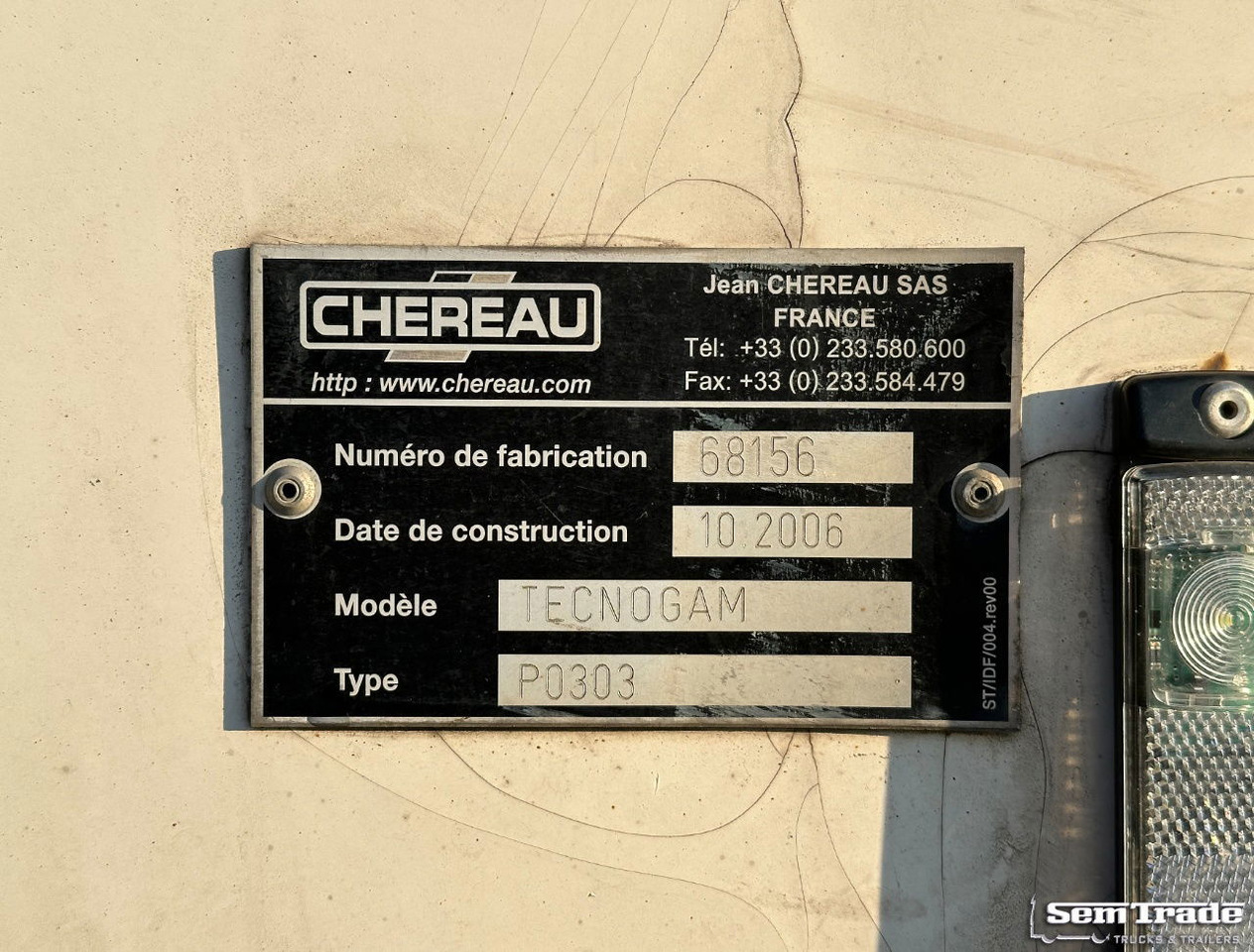 Chladírenský návěs Chereau Renders Carrier Maxima 1300 2X Steering Axle 1X Lift Axle Disc Brakes: obrázek 23