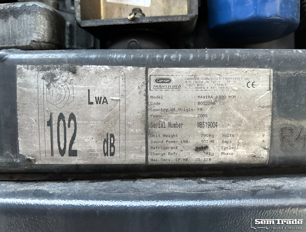 Chladírenský návěs Chereau Renders Carrier Maxima 1300 2X Steering Axle 1X Lift Axle Disc Brakes: obrázek 11