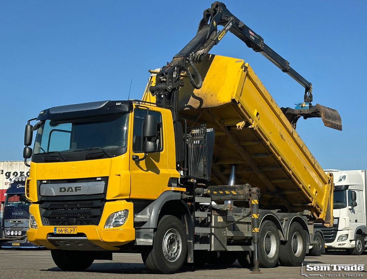 DAF CF 410 FAT 6X4 188.000 KM Palfinger 17 TON/Meter Kraan 2 Zijdige Ruizeveld K - Auto s hydraulickou rukou: obrázek 1 DAF CF 410 FAT 6X4 188.000 KM Palfinger 17 TON/Meter Kraan 2 Zijdige Ruizeveld K - Auto s hydraulickou rukou: obrázek 1