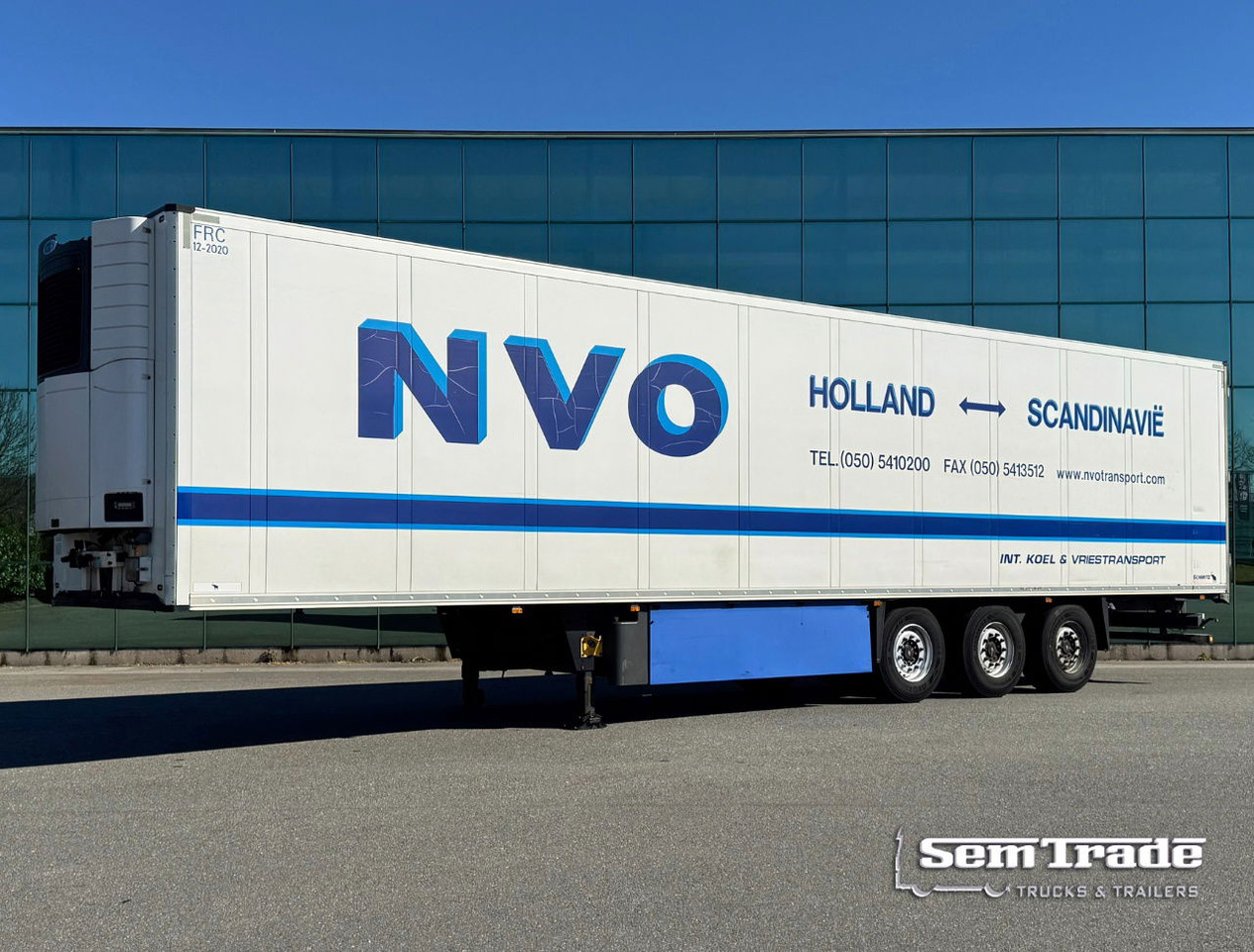 Schmitz Cargobull SCBS3B Carrier Vector SAF Axles Disc Brakes APK - TUV 02-2026 265 CM High Flowerwide 2 Pieces IN Stock - Chladírenský návěs: obrázek 1 Schmitz Cargobull SCBS3B Carrier Vector SAF Axles Disc Brakes APK - TUV 02-2026 265 CM High Flowerwide 2 Pieces IN Stock - Chladírenský návěs: obrázek 1