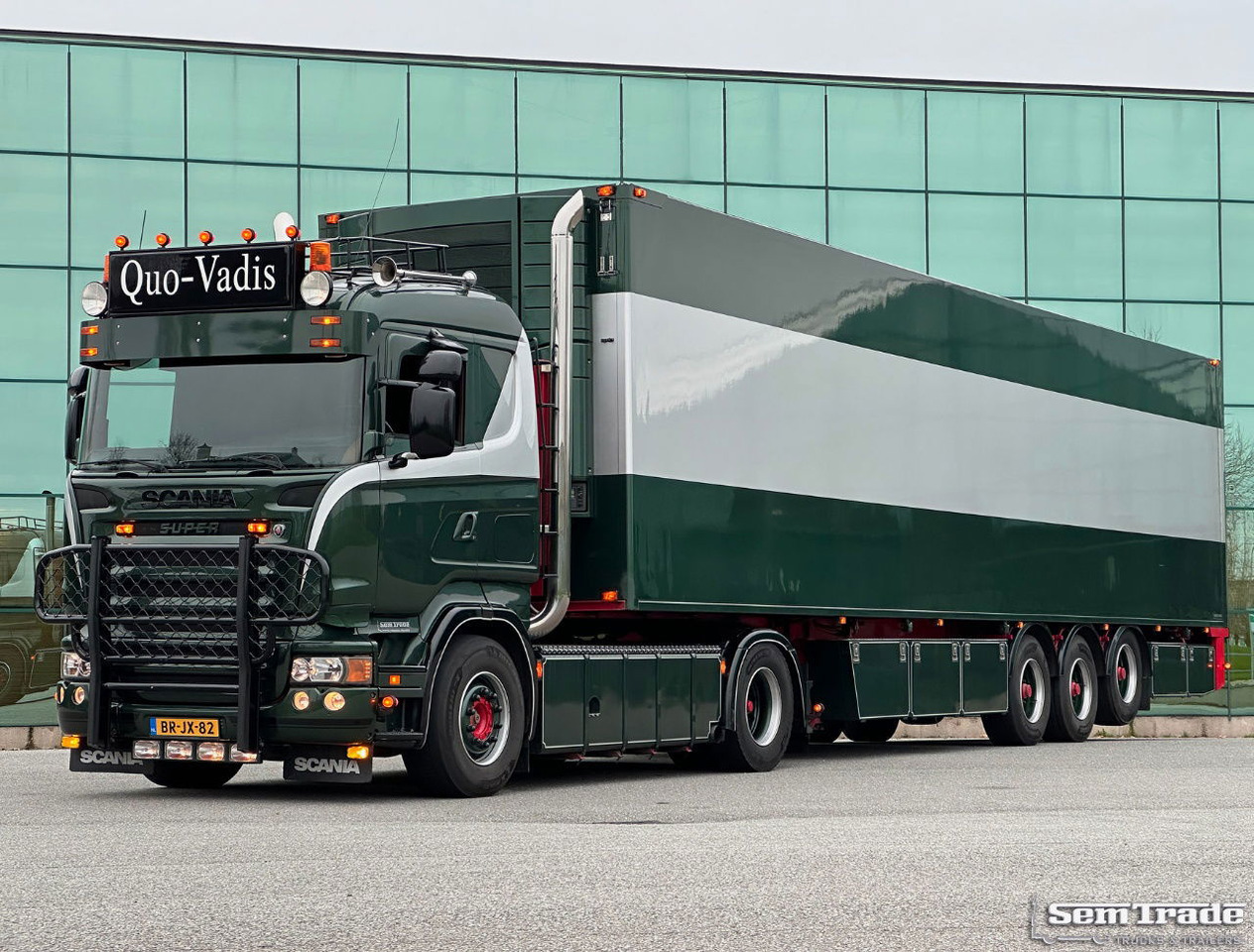 Scania R500 V8 Analogue Tacho 779.000 KM Show Truck Special Interior + Special VAN Beurden Frigo Trailer - Tahač: obrázek 1 Scania R500 V8 Analogue Tacho 779.000 KM Show Truck Special Interior + Special VAN Beurden Frigo Trailer - Tahač: obrázek 1
