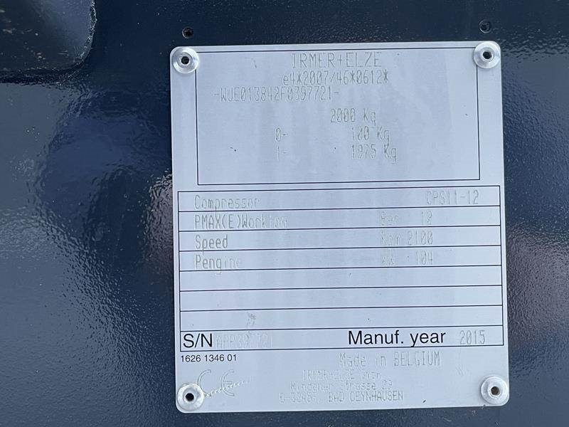 Atlas-Copco CPS 11 - 12 / XAHS 186 DD - N - Mobilní kompresor: obrázek 5 Atlas-Copco CPS 11 - 12 / XAHS 186 DD - N - Mobilní kompresor: obrázek 5