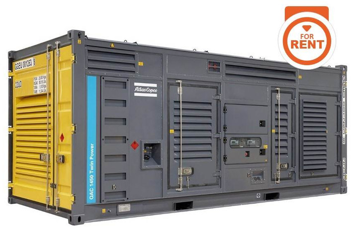 Atlas-Copco QAC 1450 Twin Power (RENTAL) - Elektrický generátor: obrázek 1 Atlas-Copco QAC 1450 Twin Power (RENTAL) - Elektrický generátor: obrázek 1