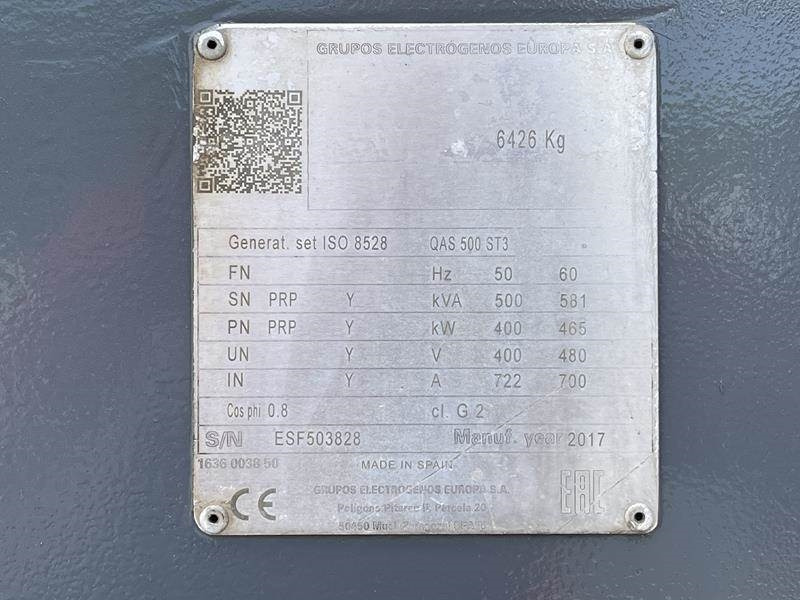 Atlas-Copco QAS 500 VD - Elektrický generátor: obrázek 3 Atlas-Copco QAS 500 VD - Elektrický generátor: obrázek 3