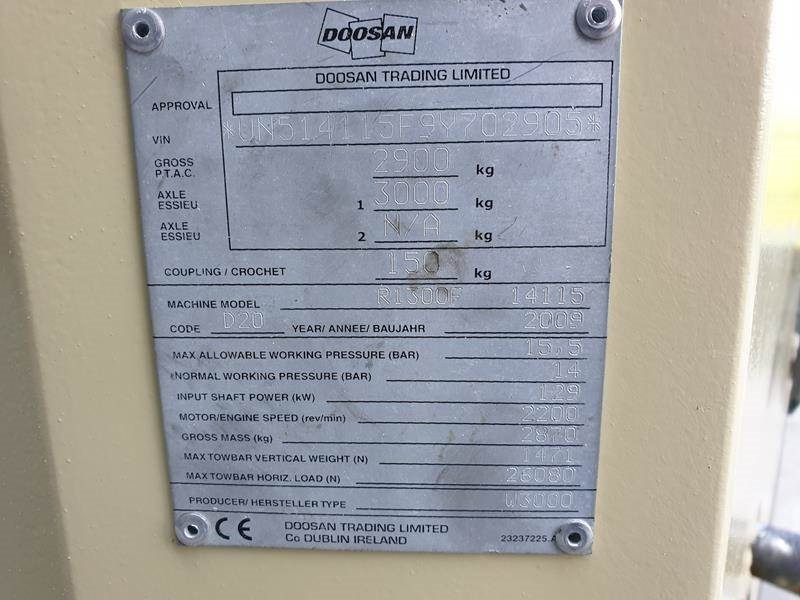 Mobilní kompresor Doosan 14 / 115 - N: obrázek 17 Mobilní kompresor Doosan 14 / 115 - N: obrázek 17