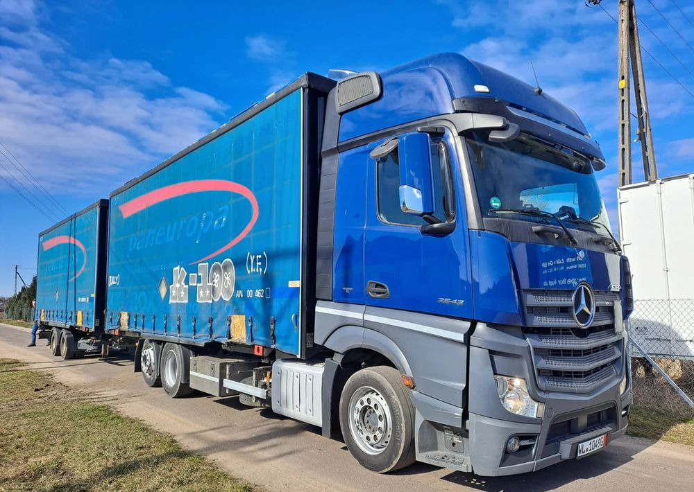 Mercedes-Benz Actros 2542 zestaw jumbo 7,70 - Plachtový nákladní auto: obrázek 1 Mercedes-Benz Actros 2542 zestaw jumbo 7,70 - Plachtový nákladní auto: obrázek 1