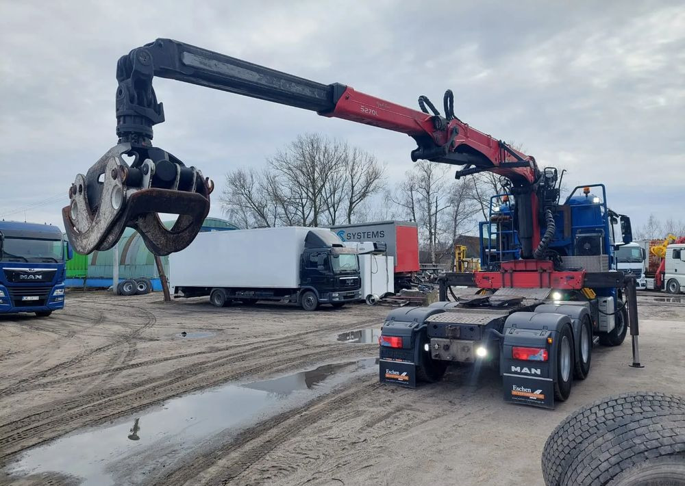 MAN TGS 26-480 6x4 do drewna PALFINGER Epsilon S 270L83 - Tahač: obrázek 1 MAN TGS 26-480 6x4 do drewna PALFINGER Epsilon S 270L83 - Tahač: obrázek 1