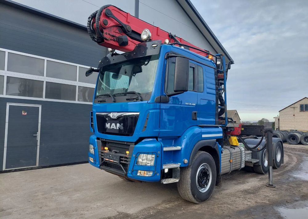 MAN TGS 26-480 6x4 do drewna PALFINGER Epsilon S 270L83 - Tahač: obrázek 5 MAN TGS 26-480 6x4 do drewna PALFINGER Epsilon S 270L83 - Tahač: obrázek 5