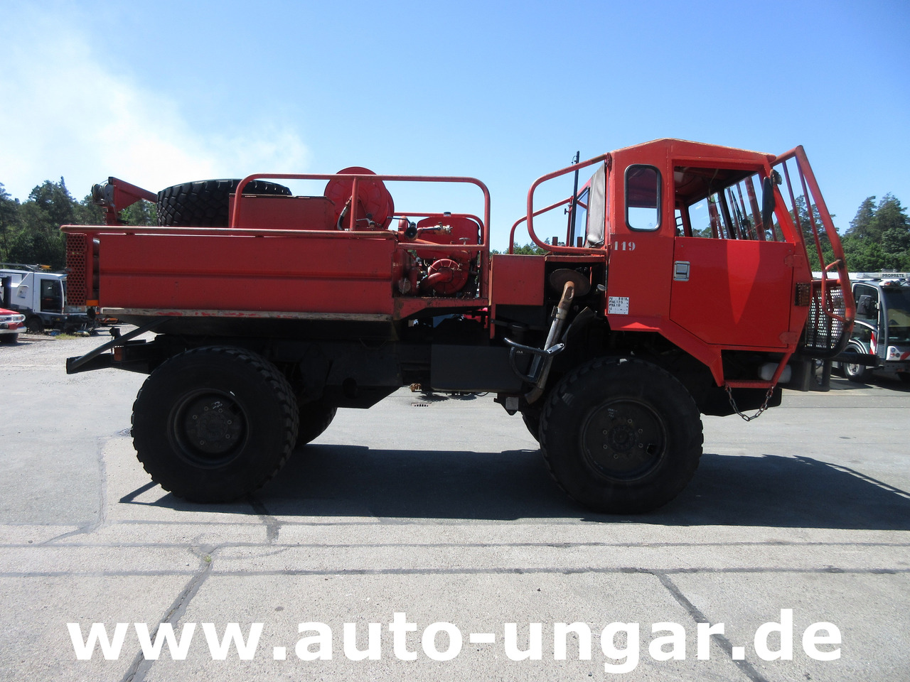 Hasičský vůz BRIMONT PM ETR Feuerwehr 4x4x4 AHK verwindbarer Rahmen Off-Road Winde Kriechgang: obrázek 8
