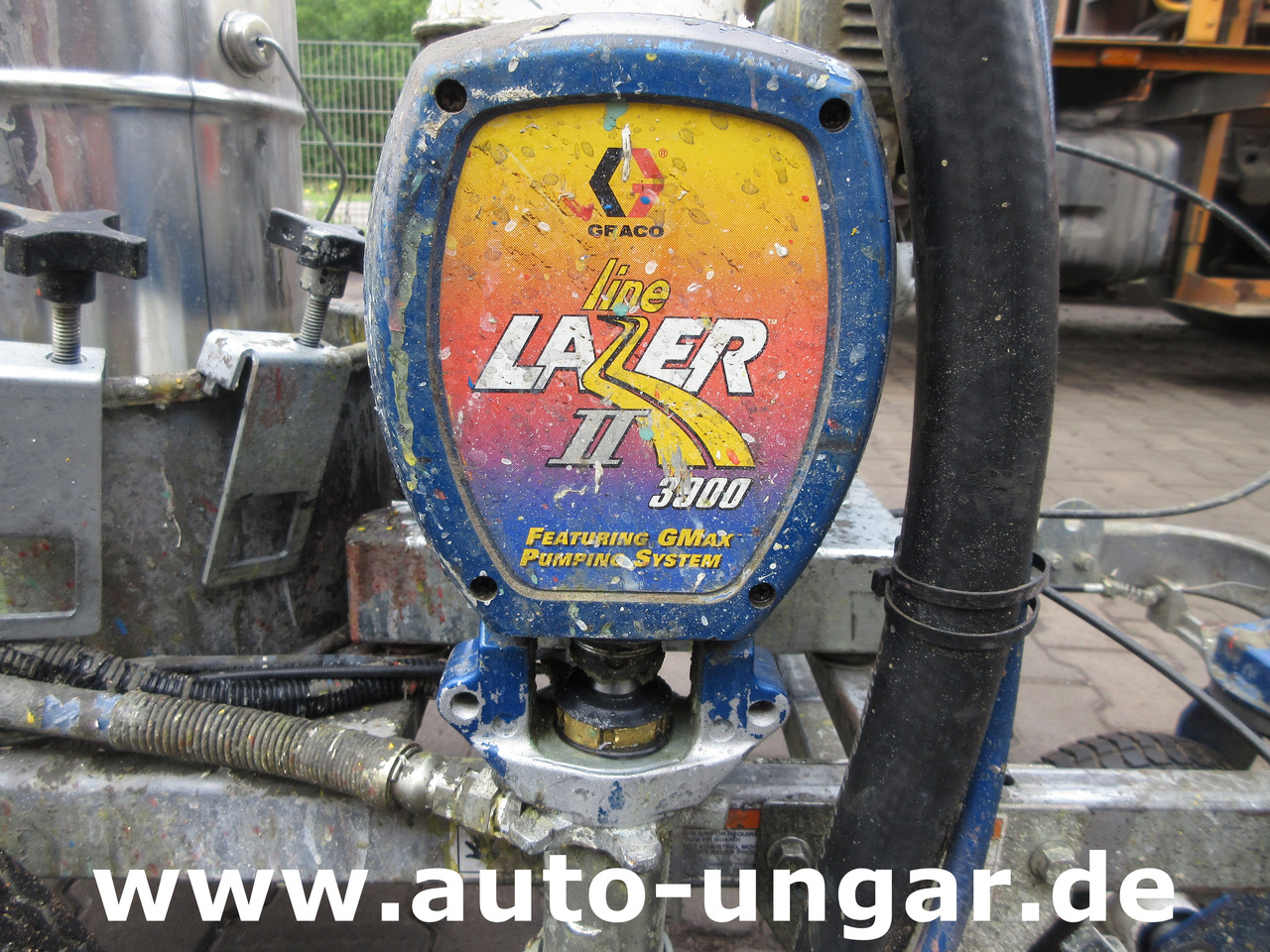 Graco LineLazer II 3900 Airless Roadmarking Machine Hofmann Markiermaschine - Technika pro ukládaní asfaltu: obrázek 4 Graco LineLazer II 3900 Airless Roadmarking Machine Hofmann Markiermaschine - Technika pro ukládaní asfaltu: obrázek 4