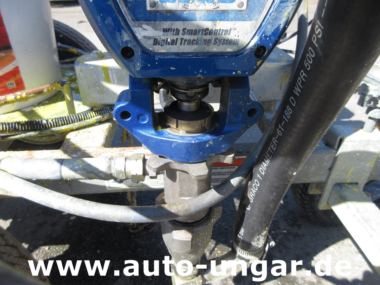 Technika pro ukládaní asfaltu Graco LineLazer III 3900 Linedriver ride-on striper Roadmarking Straßenmarkierung: obrázek 7