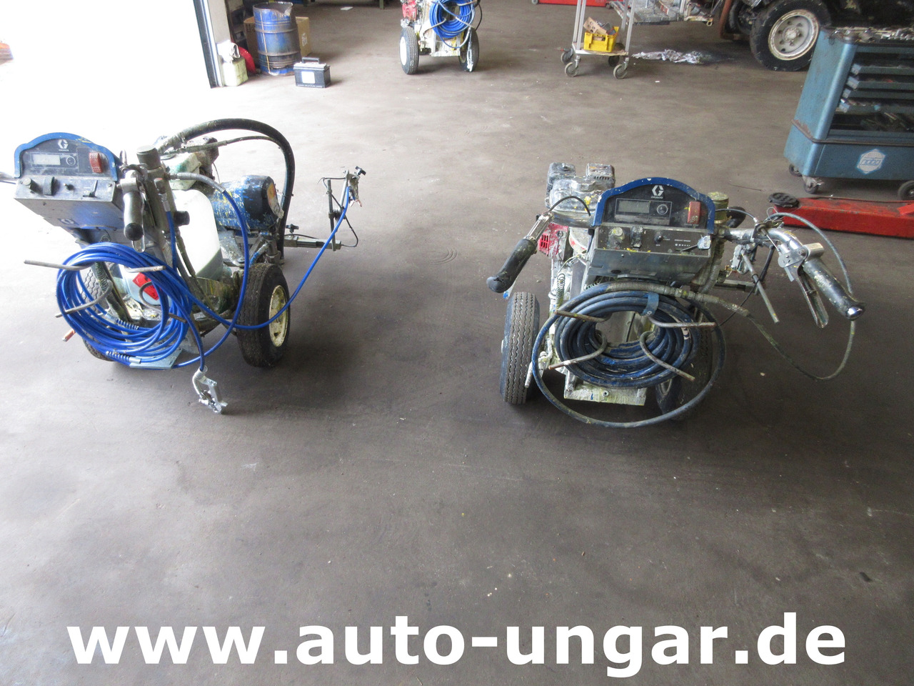 Graco LineLazer IV 3900 Airless Roadmarking Hofmann Markiermaschine Striper - Technika pro ukládaní asfaltu: obrázek 4 Graco LineLazer IV 3900 Airless Roadmarking Hofmann Markiermaschine Striper - Technika pro ukládaní asfaltu: obrázek 4