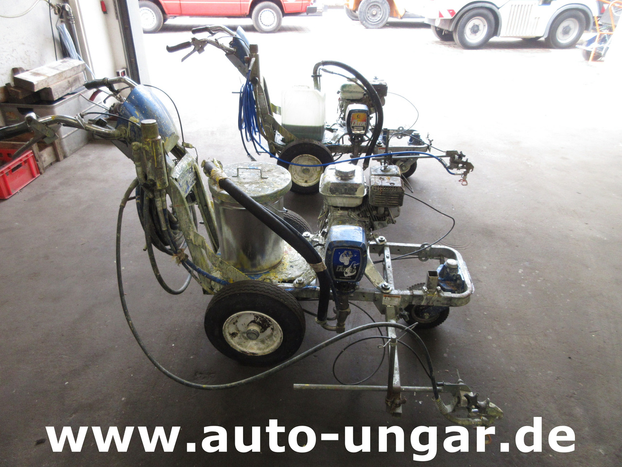 Graco LineLazer IV 3900 Airless Roadmarking Hofmann Markiermaschine Striper - Technika pro ukládaní asfaltu: obrázek 3 Graco LineLazer IV 3900 Airless Roadmarking Hofmann Markiermaschine Striper - Technika pro ukládaní asfaltu: obrázek 3