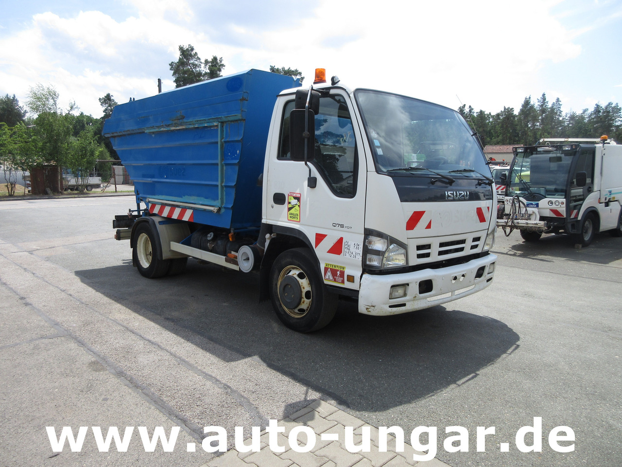 ISUZU NQR Smoother Q75 Y07 Müllwagen 8m³ TECNO 7.500kg Kipper Presse Lifter - Vůz na odvoz odpadků: obrázek 1 ISUZU NQR Smoother Q75 Y07 Müllwagen 8m³ TECNO 7.500kg Kipper Presse Lifter - Vůz na odvoz odpadků: obrázek 1